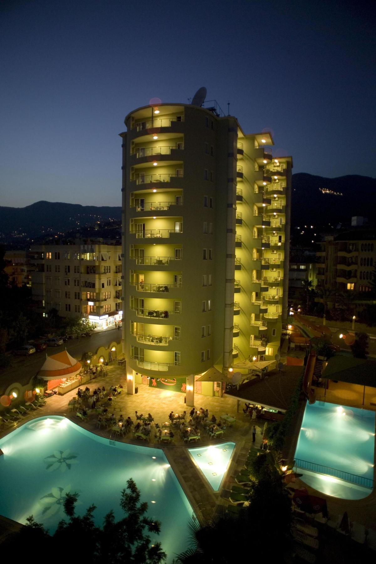 Okan Tower Apart Hotel Alanya Exterior foto
